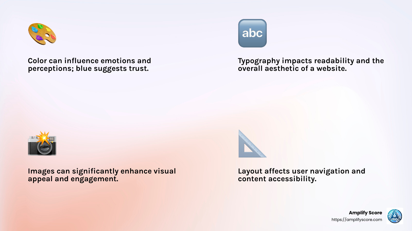 Color psychology in web design - business web design infographic 4_facts_emoji_light-gradient